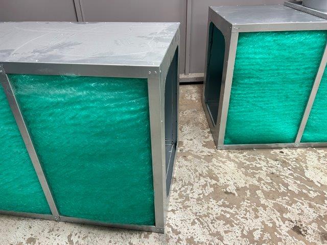 Portable paint fume extraction machines